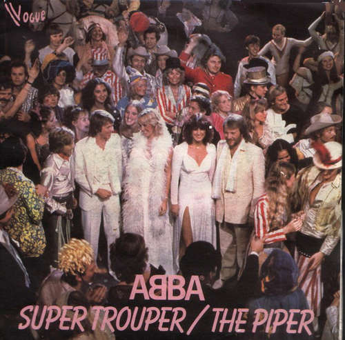 Cover ABBA - Super Trouper / The Piper (7, Single, Pap) Schallplatten Ankauf