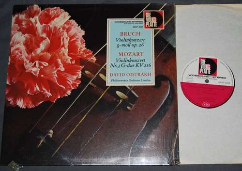 Cover David Oistrakh*, Bruch*, Mozart* - Violinkonzert G-Moll Op. 26 / Violinkonzert Nr. 3 G-Dur KV 216 (LP, Comp, Wid) Schallplatten Ankauf