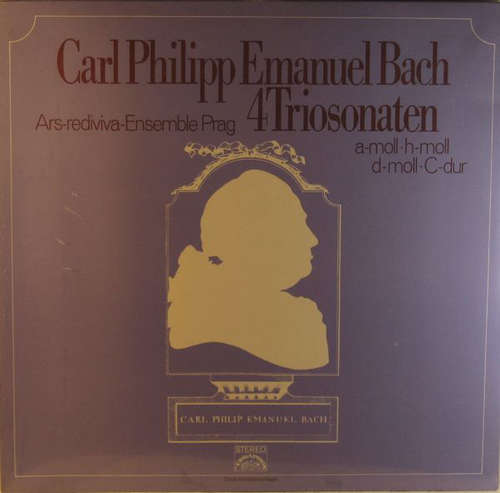 Cover Carl Philipp Emanuel Bach, Ars-rediviva-Ensemble Prag* - 4 Triosonaten (LP, Album) Schallplatten Ankauf
