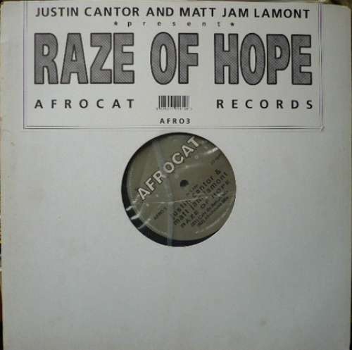 Cover Justin Cantor & Matt Jam Lamont* - Raze Of Hope (2x12) Schallplatten Ankauf