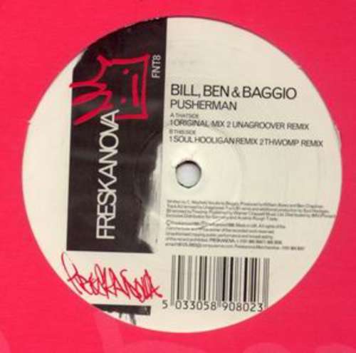 Cover Bill, Ben & Baggio - Pusherman (12) Schallplatten Ankauf