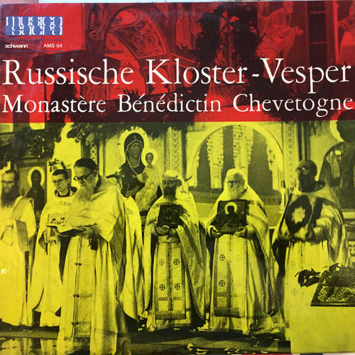 Cover Monastère Bénédictin Chevetogne - Russische Kloster-Vesper (LP) Schallplatten Ankauf