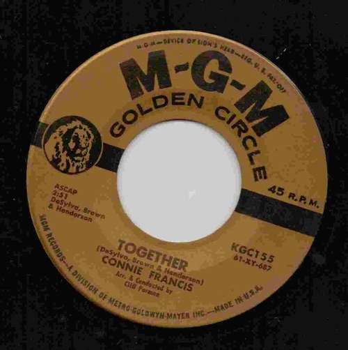 Cover Connie Francis - Together / Too Many Rules (7, Single) Schallplatten Ankauf