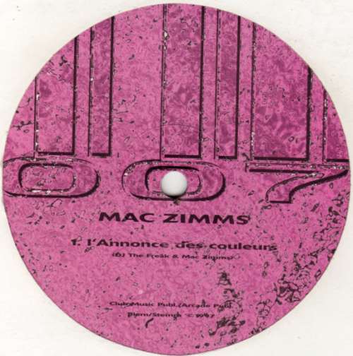 Cover Mac Zimms - L'Annonce Des Couleurs (12) Schallplatten Ankauf