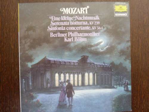 Cover Mozart* - Berliner Philharmoniker, Karl Böhm - Eine Kleine Nachtmusik / Serenata Notturna, KV 239 / Sinfonia Concertante, KV 364  (LP) Schallplatten Ankauf