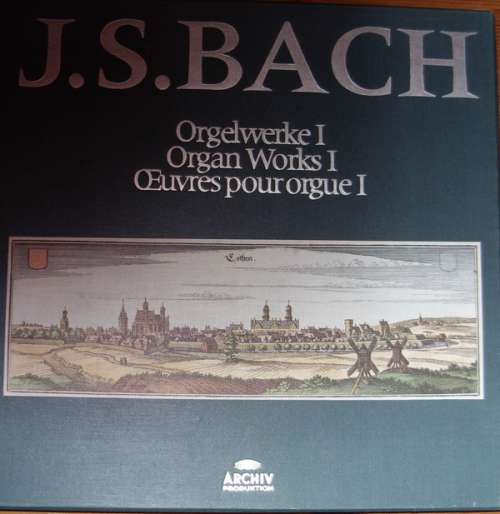 Cover J.S. Bach* - Helmut Walcha - Orgelwerke I - Organ Works I - Œuvres Pour Orgue I (8xLP + Box, Comp) Schallplatten Ankauf