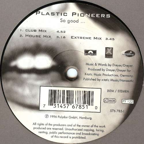Cover Plastic Pioneers - So Good... (12) Schallplatten Ankauf