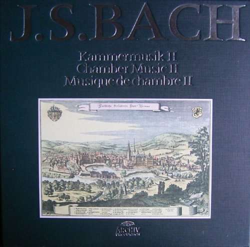 Cover Johann Sebastian Bach - Kammermusik II - Chamber Music II - Musique De Chambre II (7xLP + Box, Comp) Schallplatten Ankauf