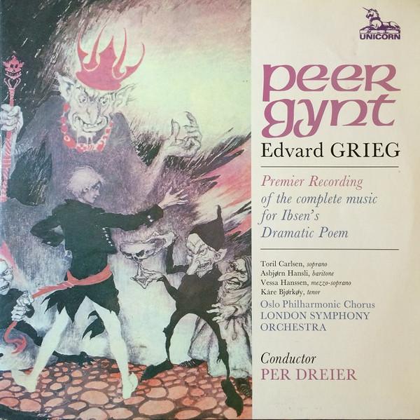 Cover Edvard Grieg, London Symphony Orchestra*, Per Dreier - Peer Gynt (2xLP, Gat) Schallplatten Ankauf