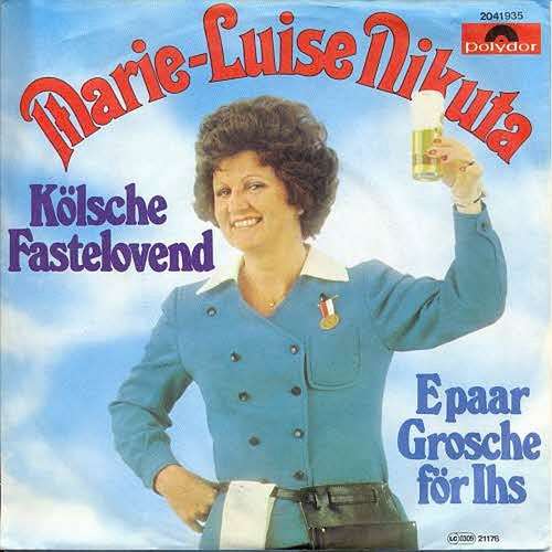 Cover Marie-Luise Nikuta - Kölsche Fastelovend (7, Single) Schallplatten Ankauf