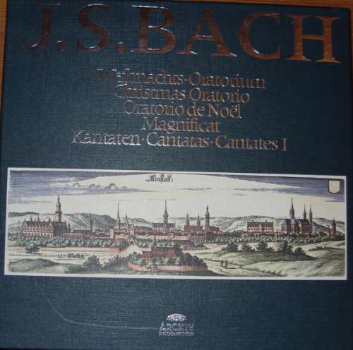 Cover J.S. Bach* - Weihnachts-Oratorium - Magnificat - Kantaten I (11xLP, Comp, + B) Schallplatten Ankauf