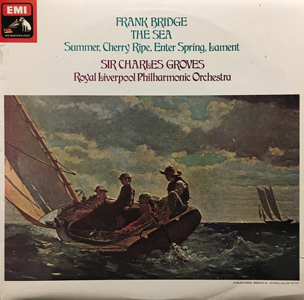 Cover Frank Bridge - Sir Charles Groves, Royal Liverpool Philharmonic Orchestra - The Sea / Summer / Cherry Ripe / Enter Spring / Lament (LP, Quad) Schallplatten Ankauf