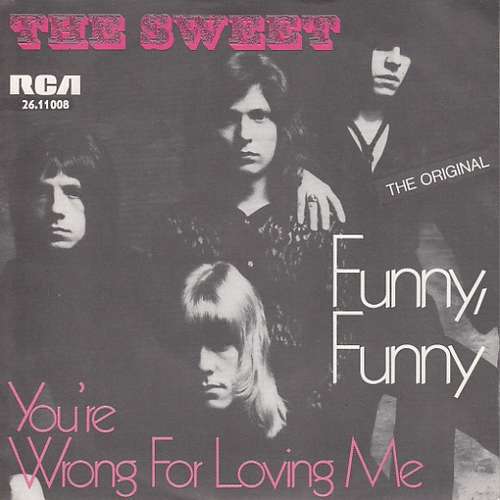 Cover The Sweet - Funny, Funny (7, Single) Schallplatten Ankauf