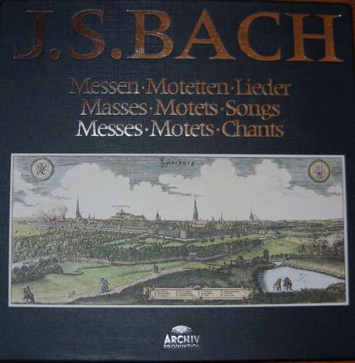 Cover J.S. Bach* - Messen, Motetten, Lieder - Masses, Motets, Songs - Messes, Motets, Chants (9xLP, Comp + Box) Schallplatten Ankauf