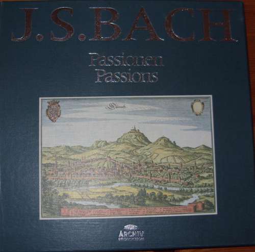 Cover J.S. Bach* - Passionen - Passions (Matthäus-Passion BWV 244 / Johannes-Passion BWV 245) (7xLP + Box) Schallplatten Ankauf