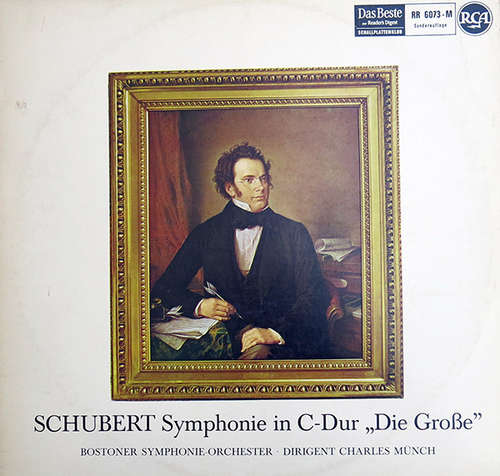 Cover Schubert*, Bostoner Symphonie-Orchester*, Charles Münch* - Symphonie In C-Dur „Die Große“ (LP, Club) Schallplatten Ankauf