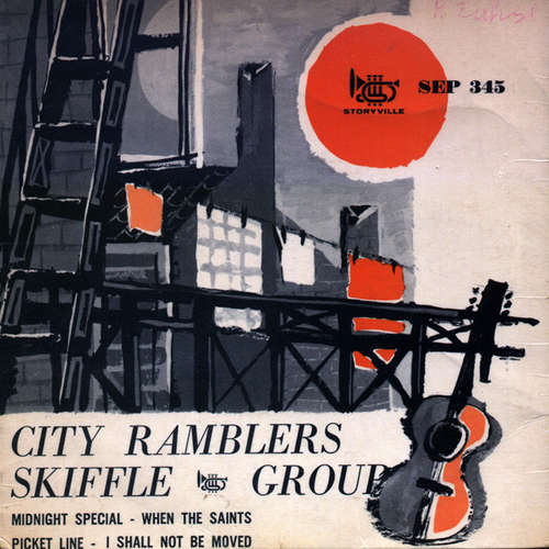 Cover City Ramblers Skiffle Group - I Shall Not Be Moved / Picket Line / When The Saints / Midnight Special (7, EP) Schallplatten Ankauf