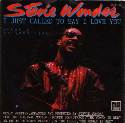 Bild Stevie Wonder - I Just Called To Say I Love You (7, Single) Schallplatten Ankauf