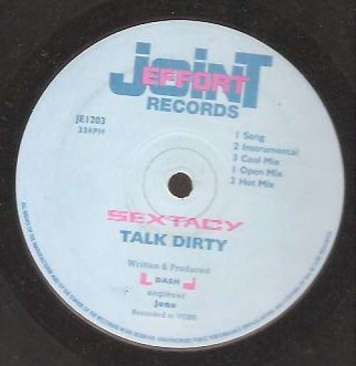 Cover Sextacy - Talk Dirty (12) Schallplatten Ankauf