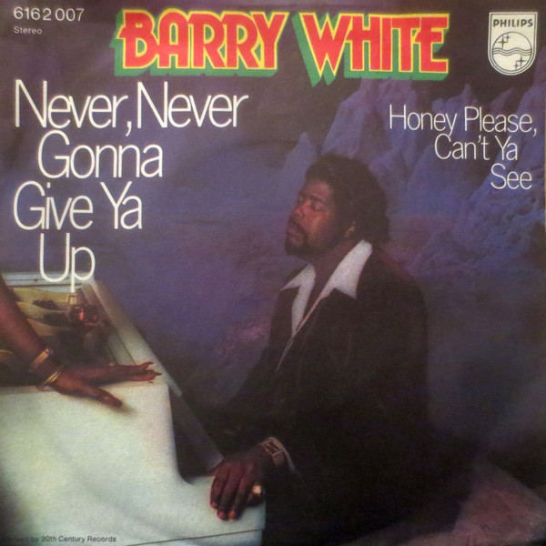 Cover Barry White - Never, Never Gonna Give Ya Up (7, Single) Schallplatten Ankauf