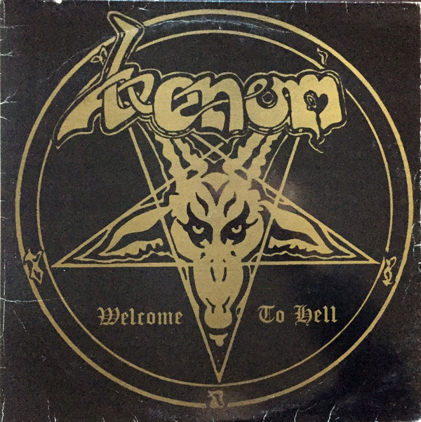Cover Venom (8) - Welcome To Hell (LP, Album, Sil) Schallplatten Ankauf