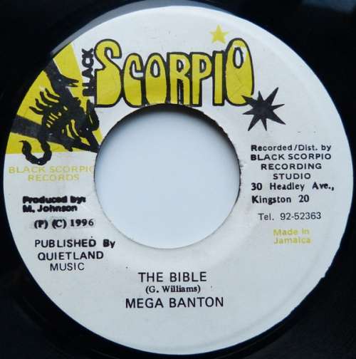 Cover Mega Banton - The Bible (7) Schallplatten Ankauf