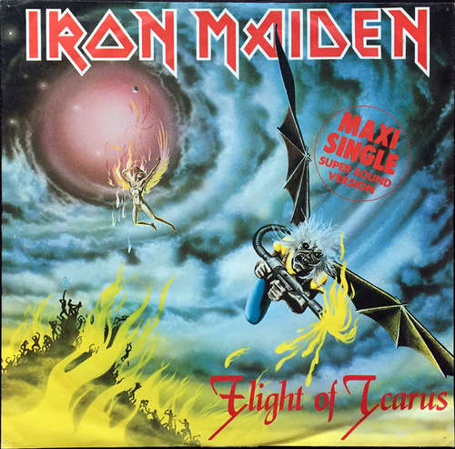 Cover Iron Maiden - Flight Of Icarus  (12, Maxi) Schallplatten Ankauf