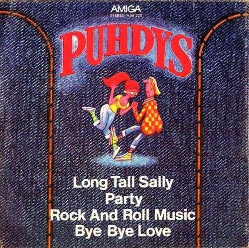 Cover Puhdys - Long Tall Sally / Party / Rock And Roll Musik / Bye Bye Love (7, Single) Schallplatten Ankauf