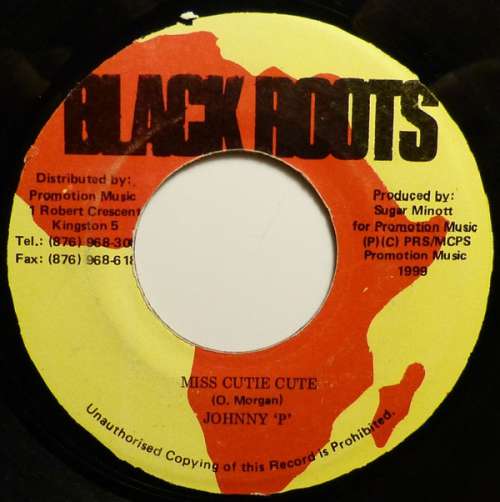 Cover Johnny P - Miss Cutie Cute (7) Schallplatten Ankauf