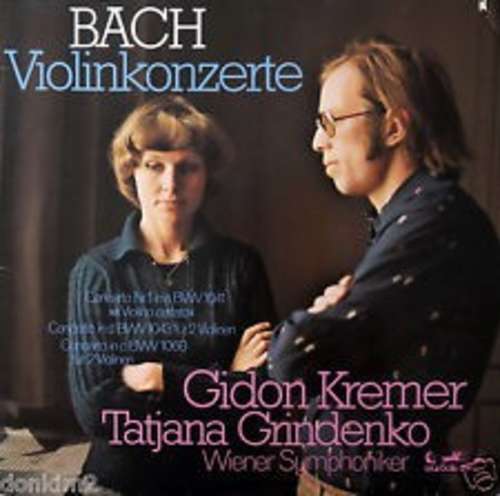 Cover Bach* - Gidon Kremer, Tatjana Grindenko*, Wiener Symphoniker - Violinkonzerte (LP, Quad) Schallplatten Ankauf