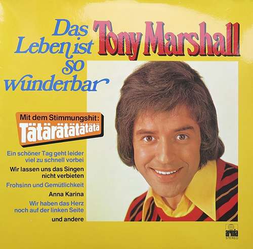Cover Tony Marshall - Das Leben Ist So Wunderbar (LP) Schallplatten Ankauf
