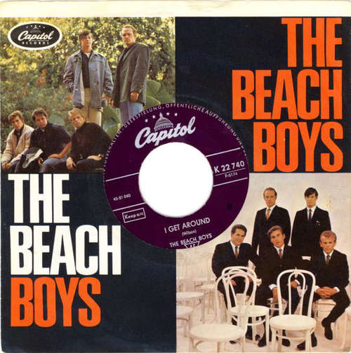 Cover The Beach Boys - I Get Around / Don't Worry Baby (7, Single) Schallplatten Ankauf