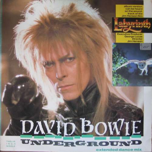 Cover David Bowie - Underground (Extended Dance Mix) (12, Single) Schallplatten Ankauf