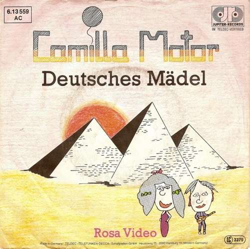 Cover Camilla Motor - Deutsches Mädel (7) Schallplatten Ankauf