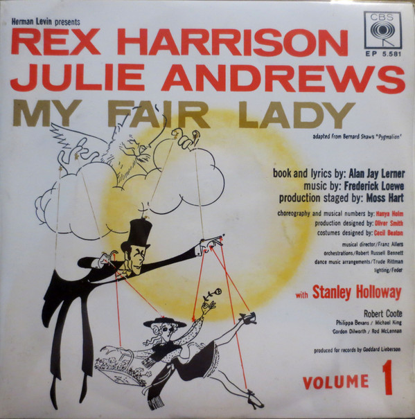 Cover Rex Harrison, Julie Andrews - My Fair Lady - Volume 1 (7, EP) Schallplatten Ankauf