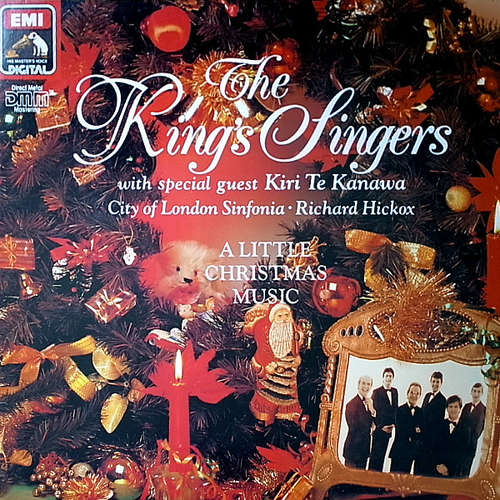 Cover The King's Singers With Special Guest Kiri Te Kanawa, City Of London Sinfonia, Richard Hickox - A Little Christmas Music (LP, Album) Schallplatten Ankauf