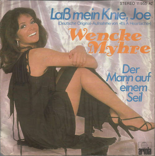 Cover Wencke Myhre - Laß Mein Knie, Joe (7, Single) Schallplatten Ankauf