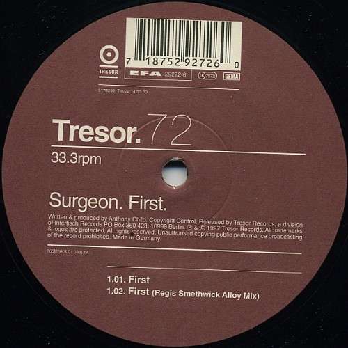 Cover Surgeon - First (12, RP, Bro) Schallplatten Ankauf