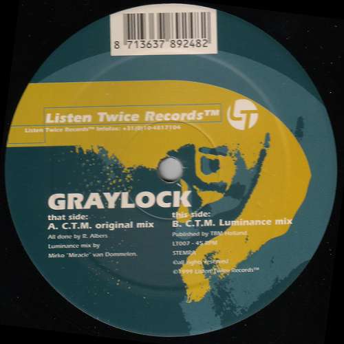 Cover Graylock - C.T.M. (12) Schallplatten Ankauf