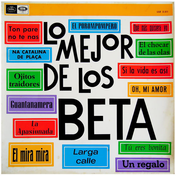 Cover Los Beta - Lo Mejor De Los Beta (LP, Comp) Schallplatten Ankauf