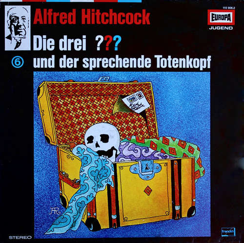 Cover Robert Arthur - Die Drei ???   6 - Und Der Sprechende Totenkopf (LP) Schallplatten Ankauf