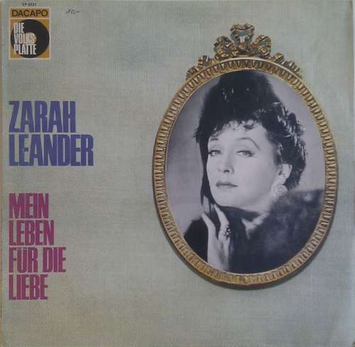 Cover Zarah Leander - Mein Leben Für Die Liebe (LP, Comp, RE) Schallplatten Ankauf