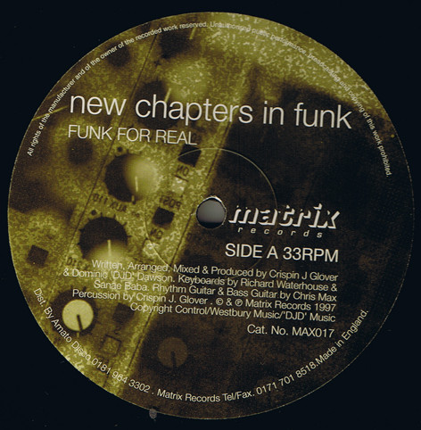 Cover New Chapters In Funk - Funk For Real (12) Schallplatten Ankauf