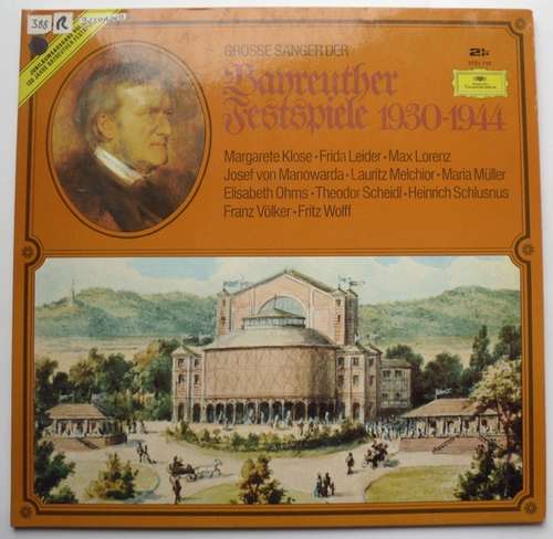 Cover Various - Bayreuther Festspiele 1930-1944 (2xLP, Album, Gat) Schallplatten Ankauf