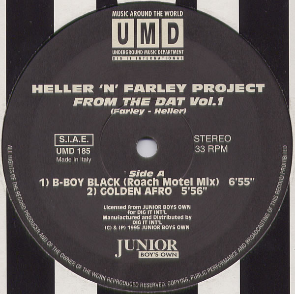 Cover Heller 'N' Farley Project* - From The Dat Vol. 1 (12) Schallplatten Ankauf