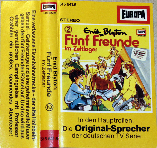 Cover Enid Blyton - Fünf Freunde  2 - Im Zeltlager (Cass, Bla) Schallplatten Ankauf