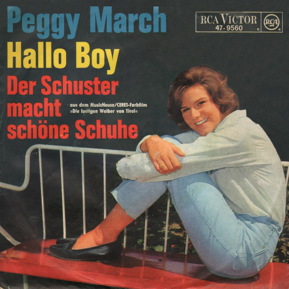 Cover zu Peggy March - Hallo Boy (7, Single) Schallplatten Ankauf