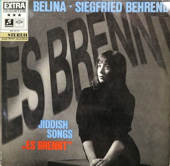 Bild Belina Und Siegfried Behrend* - Jiddish Songs „Es Brennt“ (LP, Album, RE) Schallplatten Ankauf
