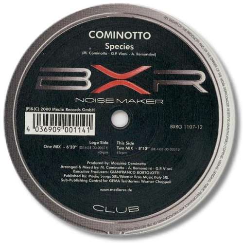 Cover Cominotto* - Species (12) Schallplatten Ankauf