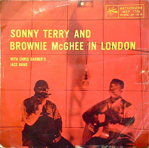Cover Sonny Terry And Brownie McGhee* With Chris Barber's Jazz Band - Sonny Terry And Brownie McGhee In LOndon (7, EP) Schallplatten Ankauf